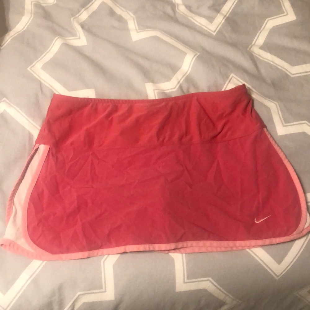 Small pink Nike tennis skirt
